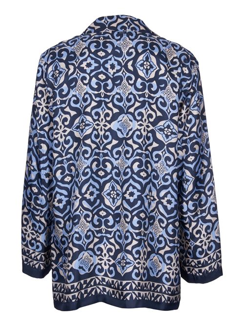 Printed silk twill shirt S MAX MARA | 2419111113600001